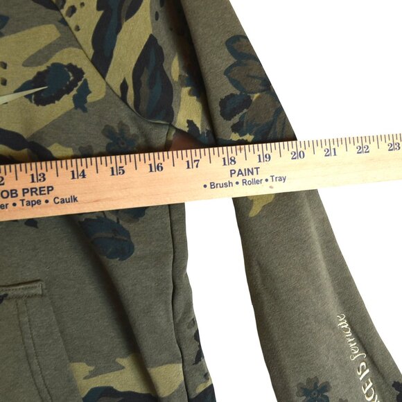 Nike Camo Floral “The Force is Female” Hoodie Size XS Green Black Print Logo Pul - Picture 7 of 7